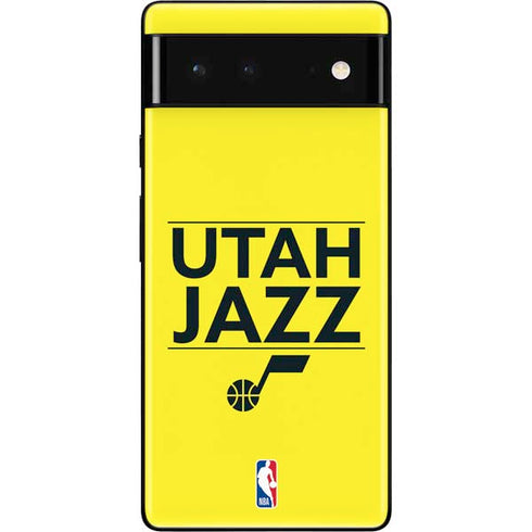 NBA Utah Jazz Standard - Yellow Google Pixel 6 Skin